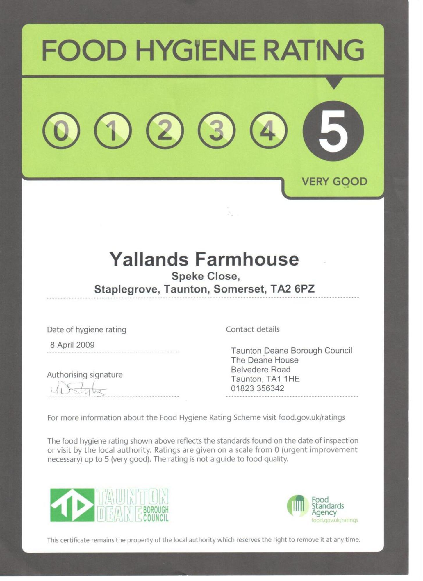 Yallands Farmhouse Taunton Exterior photo